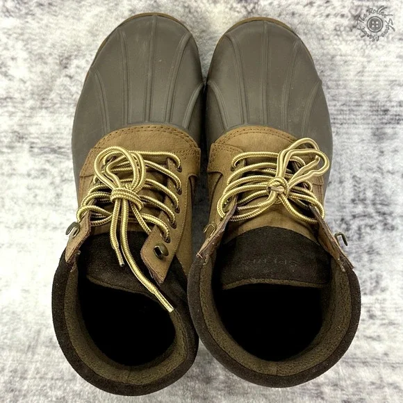 Sperry Brown and Black Men's Boots - Picture 3 of 8